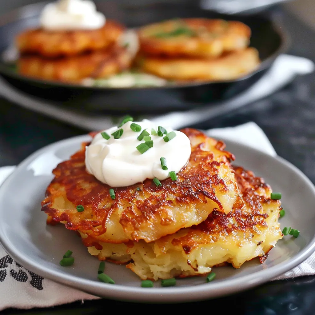 Pancakes Kartoffelpuffer croustillants