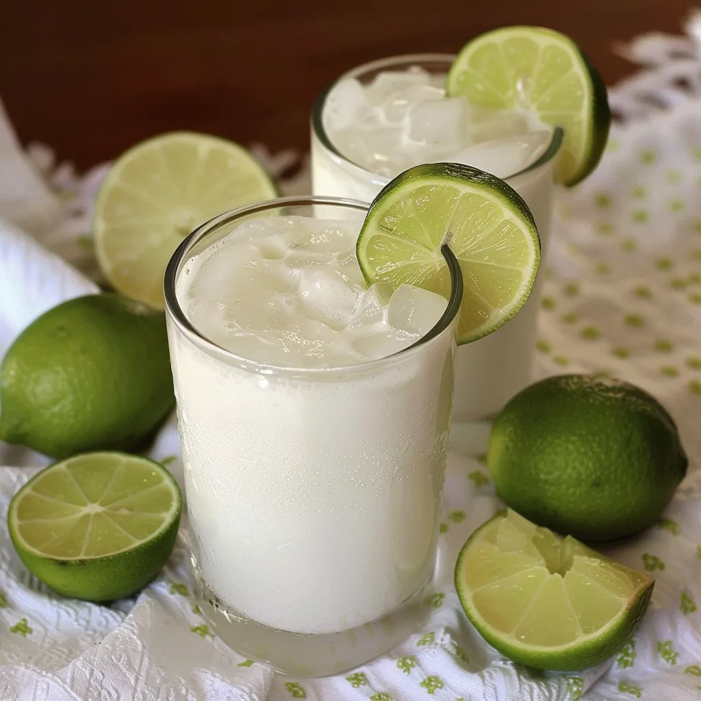 Limonada de Coco avec Citron Vert
