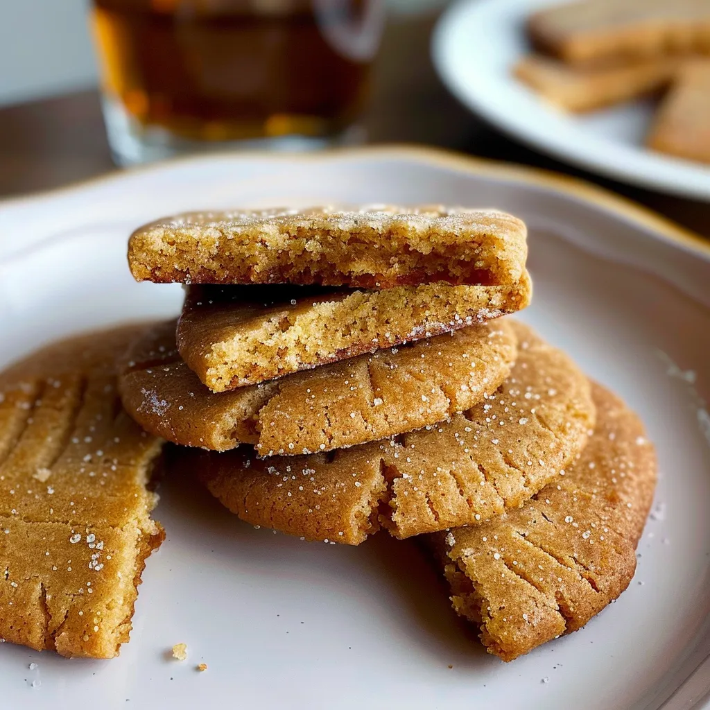 Délicieux biscuits maison miel-caramel à déguster