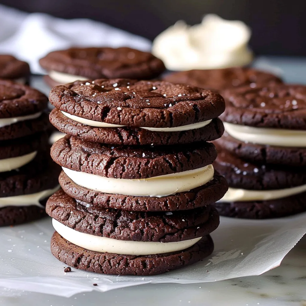 Découvrez des biscuits au chocolat et glaçage vanille faits maison