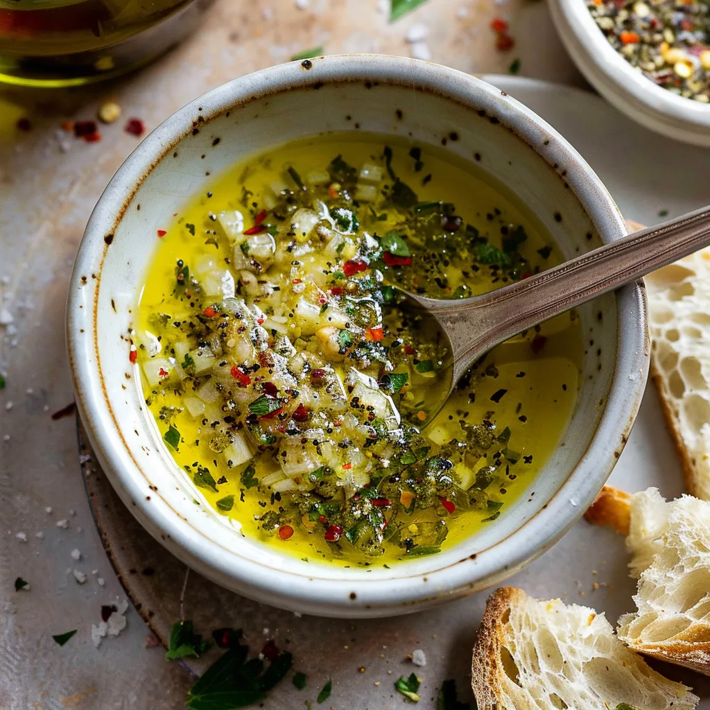 Trempette à l'ail simple et savoureuse