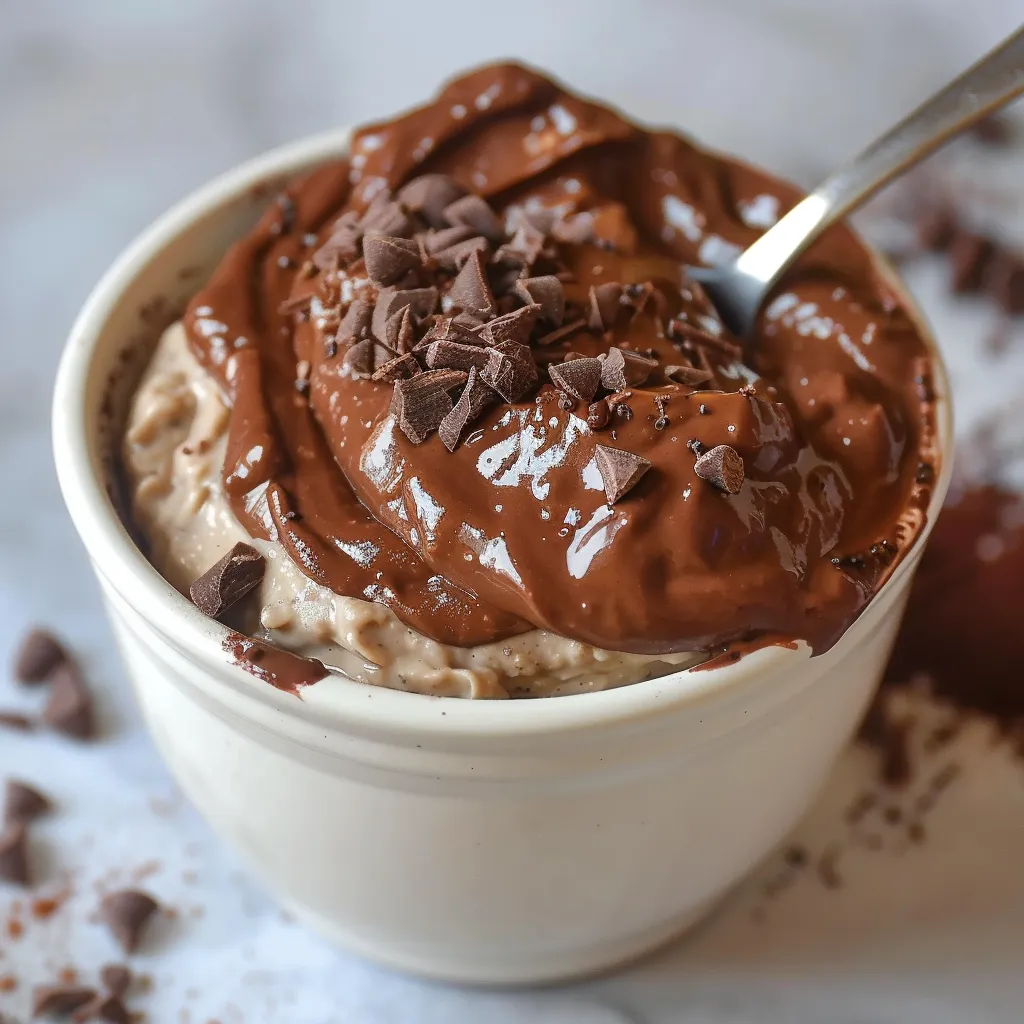 Préparez un pudding protéiné délicieux