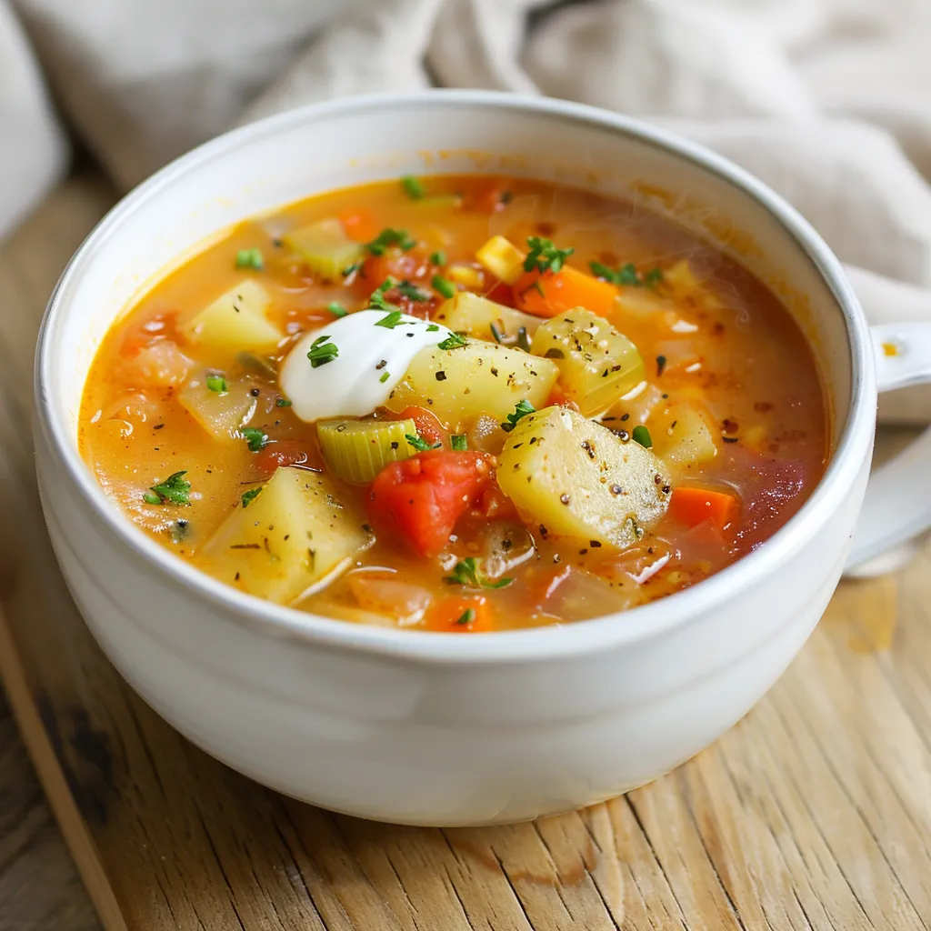 Crème onctueuse de légumes à l'ancienne