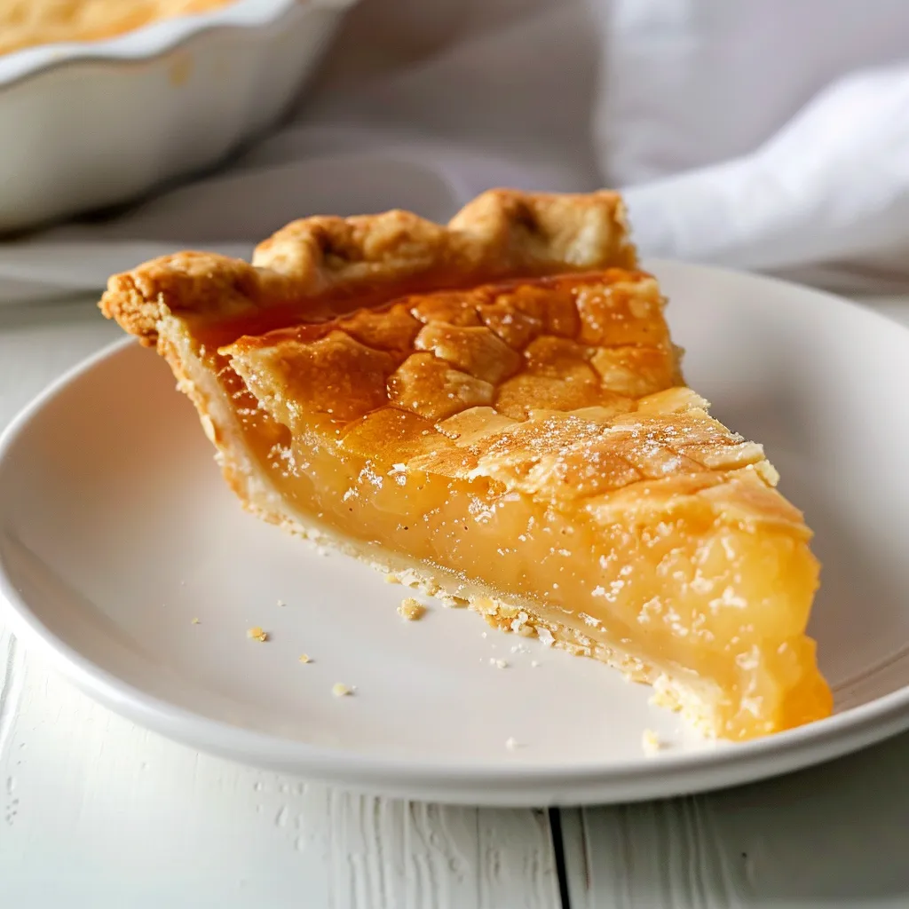 Tarte maison au sirop d'érable