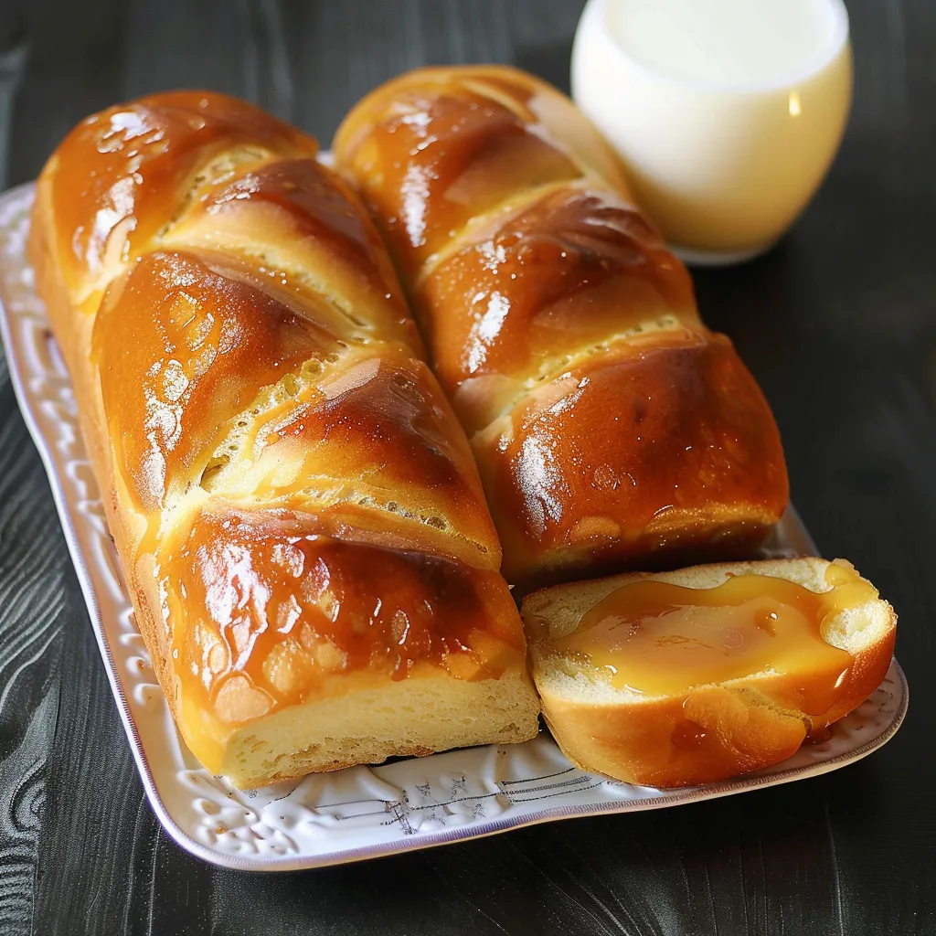 Pains moelleux au cœur de caramel fondant