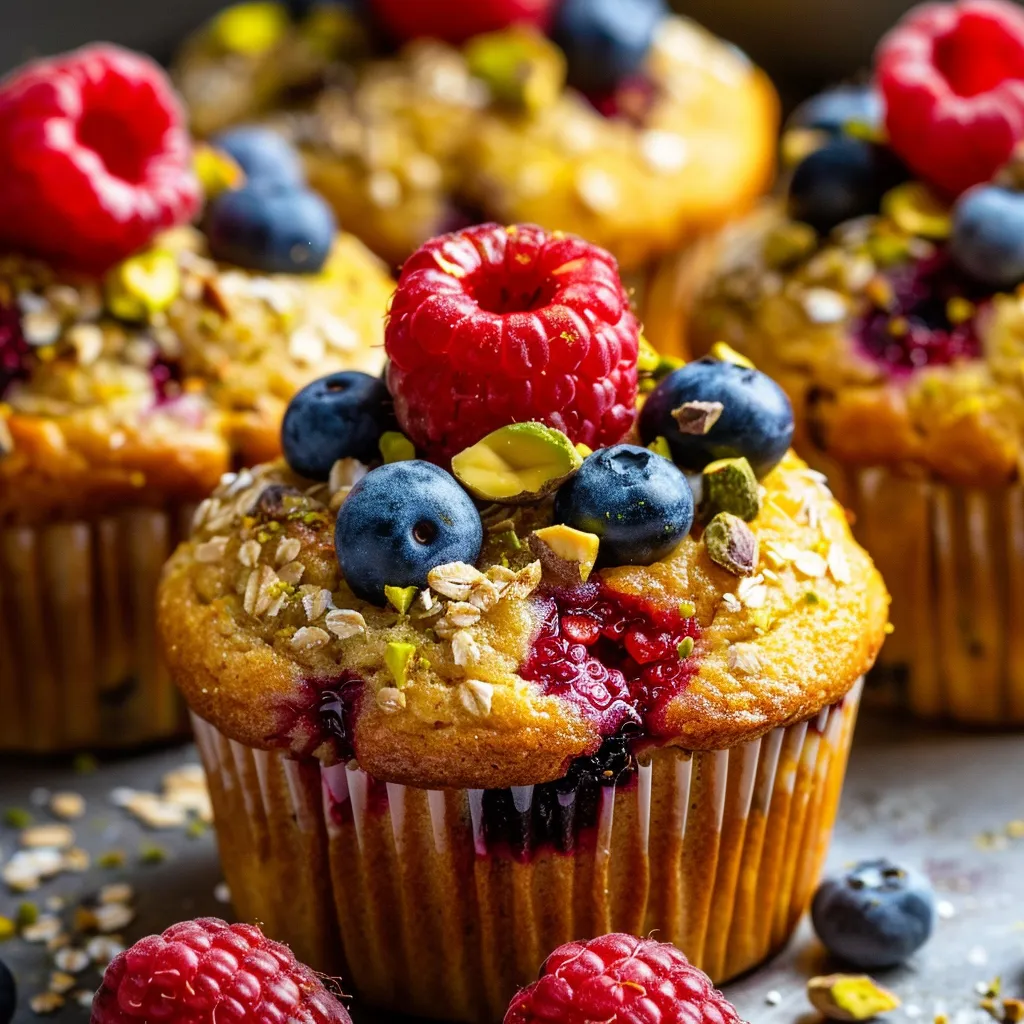Moelleux muffins aux fruits