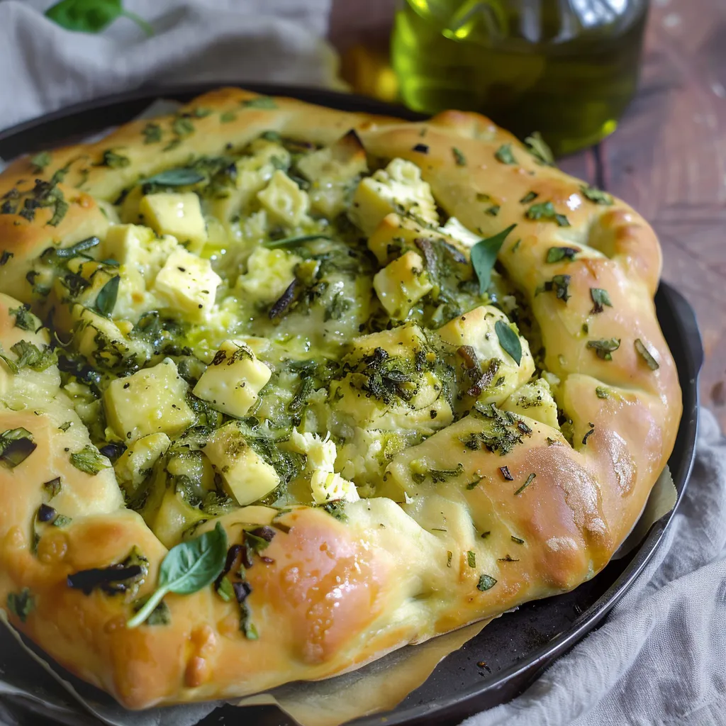 Fougasse ail ours savoureuse