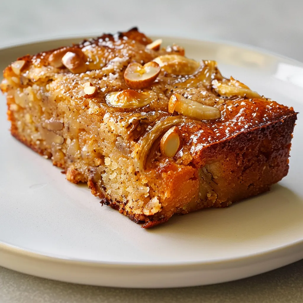 Délicieux Moelleux Banane Amandes
