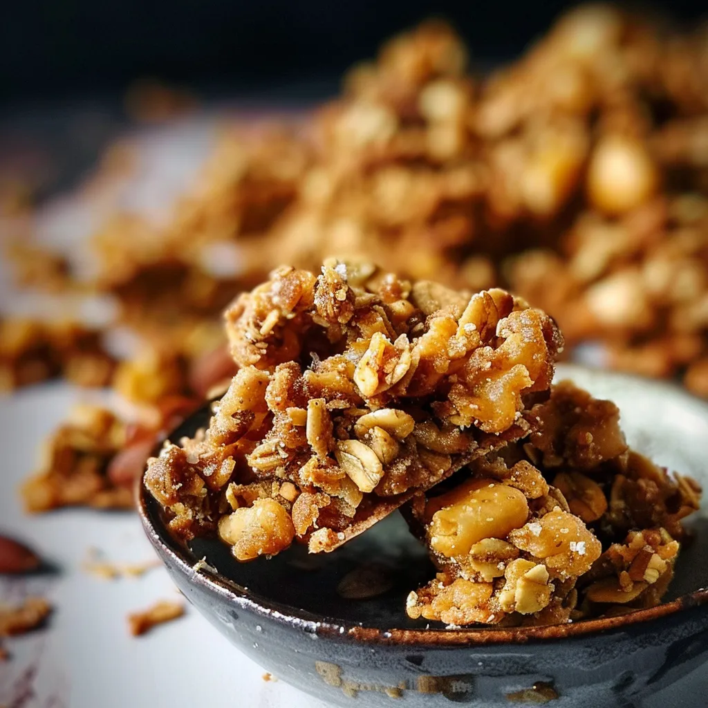 Délicieux granola inspiré du baklava fait maison