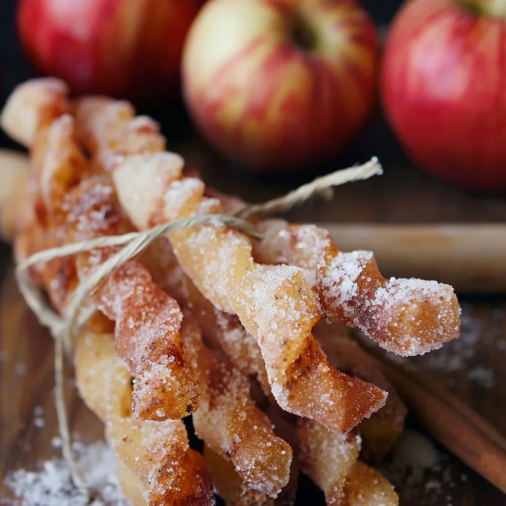 Des torsades sucrées au cidre fait maison