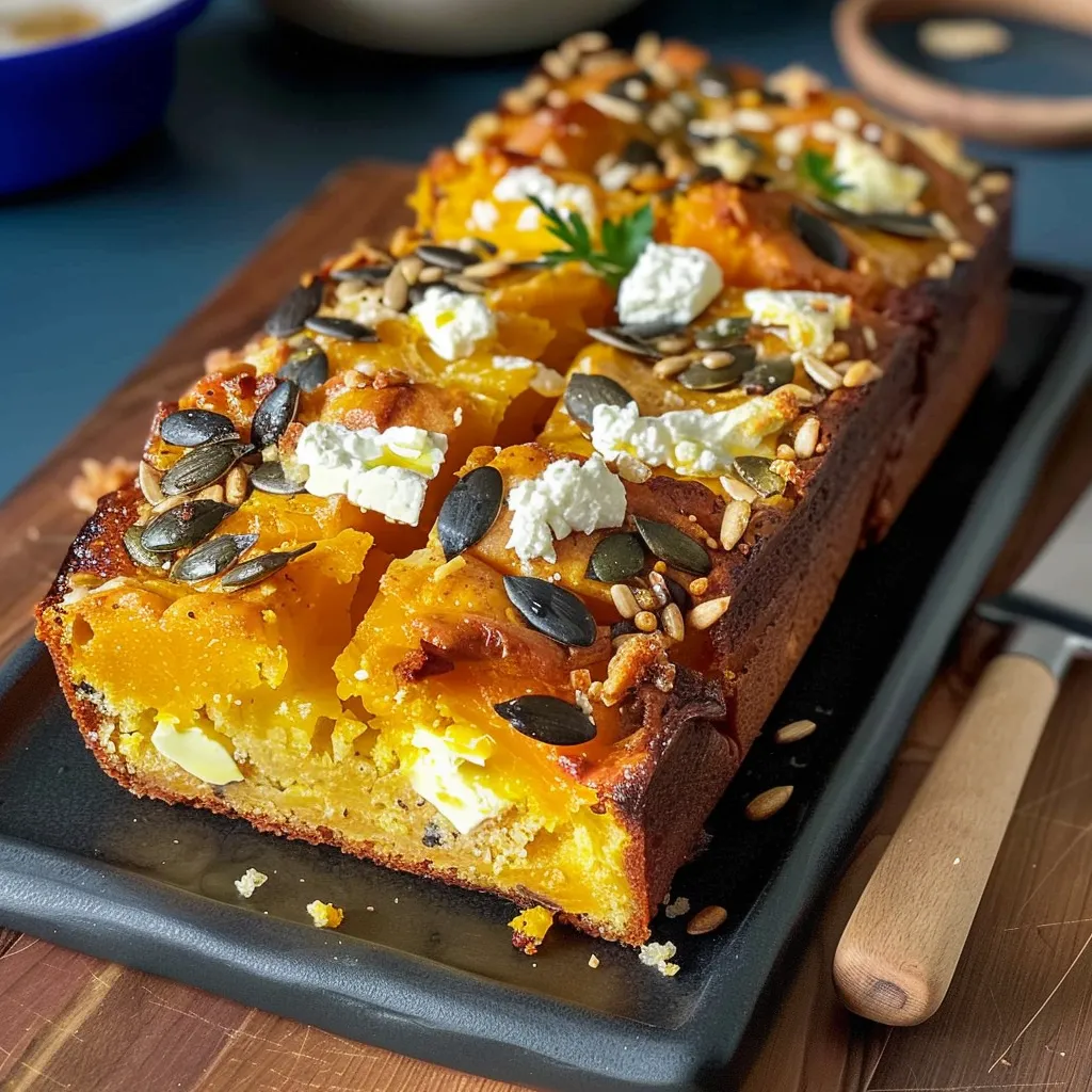 Cake butternut feta
