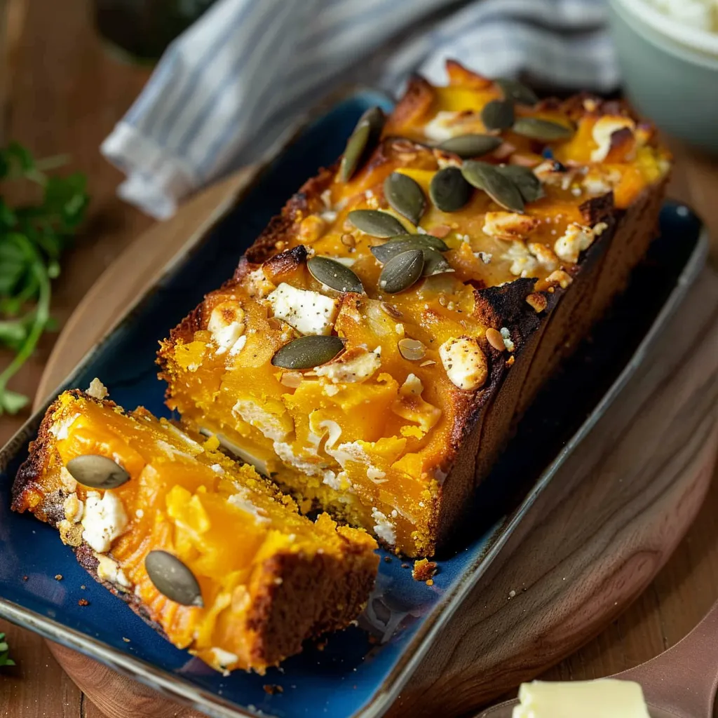 Cake à base de butternut et feta