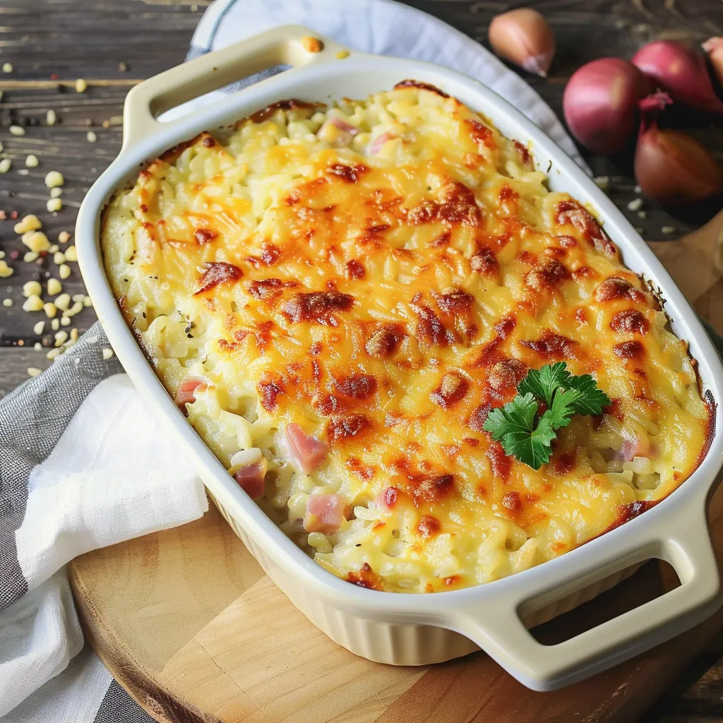 Un gratin de riz simple et rapide pour ravir vos papilles