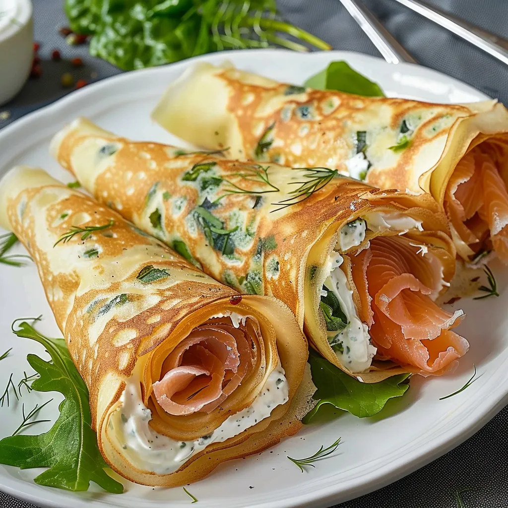 Galettes bretonnes au saumon fumé
