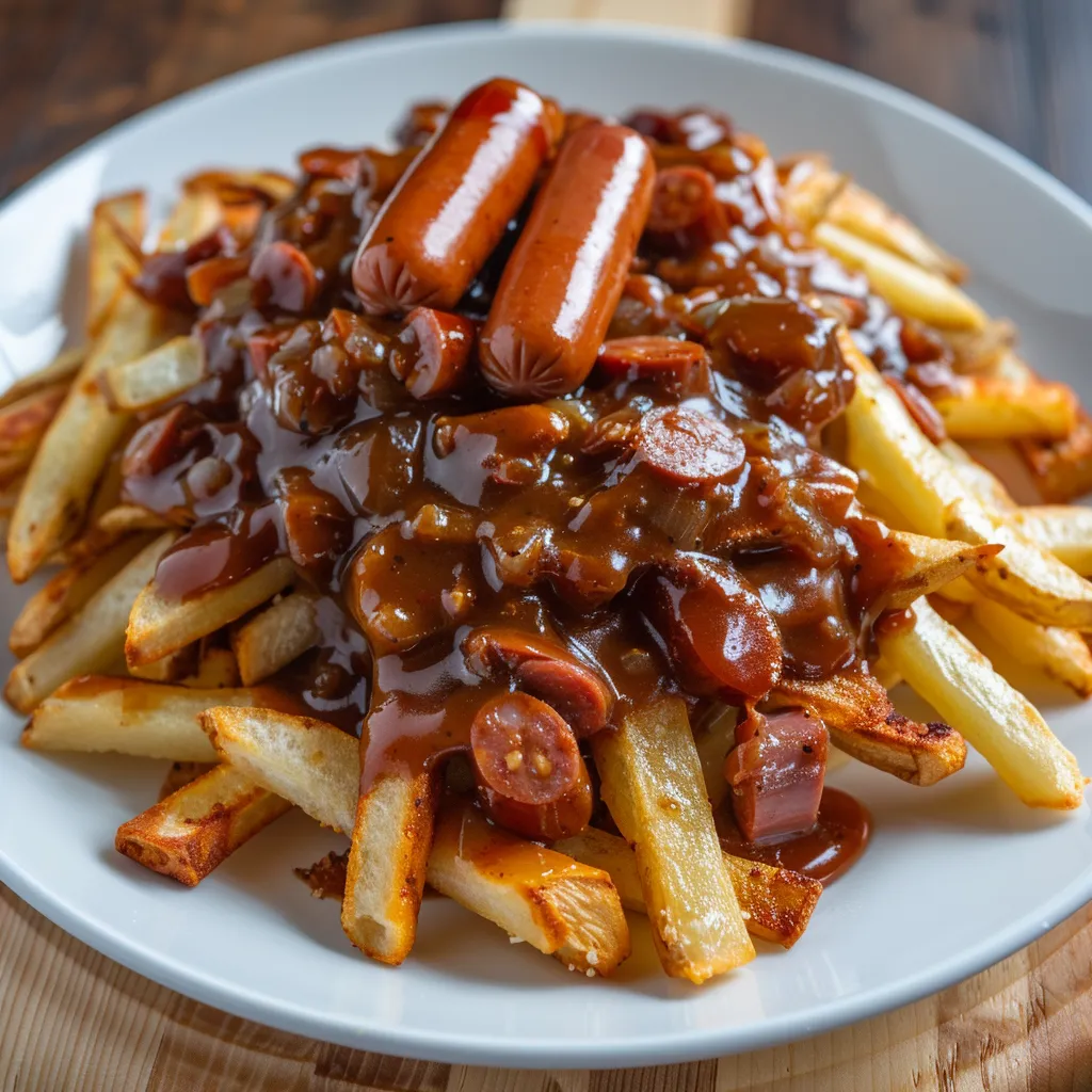 Préparez une délicieuse poutine au feu de camp