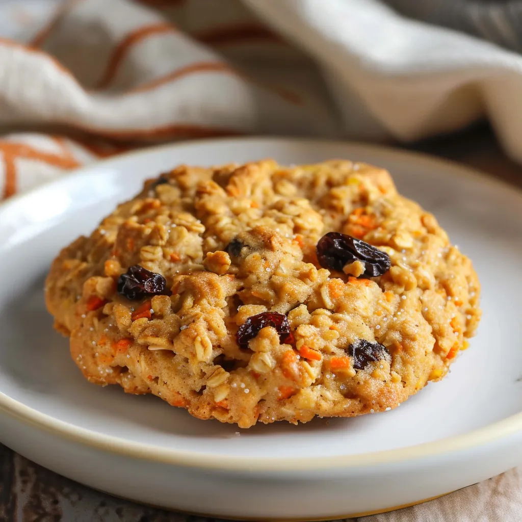 Biscuits au gruau et carottes