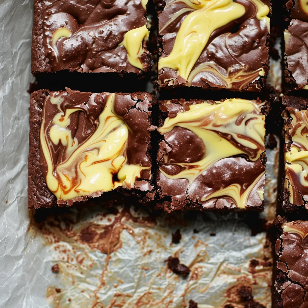 Brownies pour Pâques avec garniture