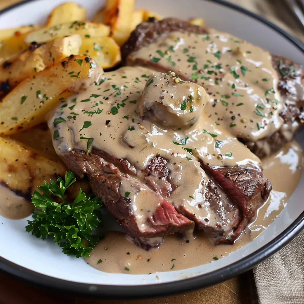 Concoctez un savoureux Bœuf nappé de sauce poivrée fondante