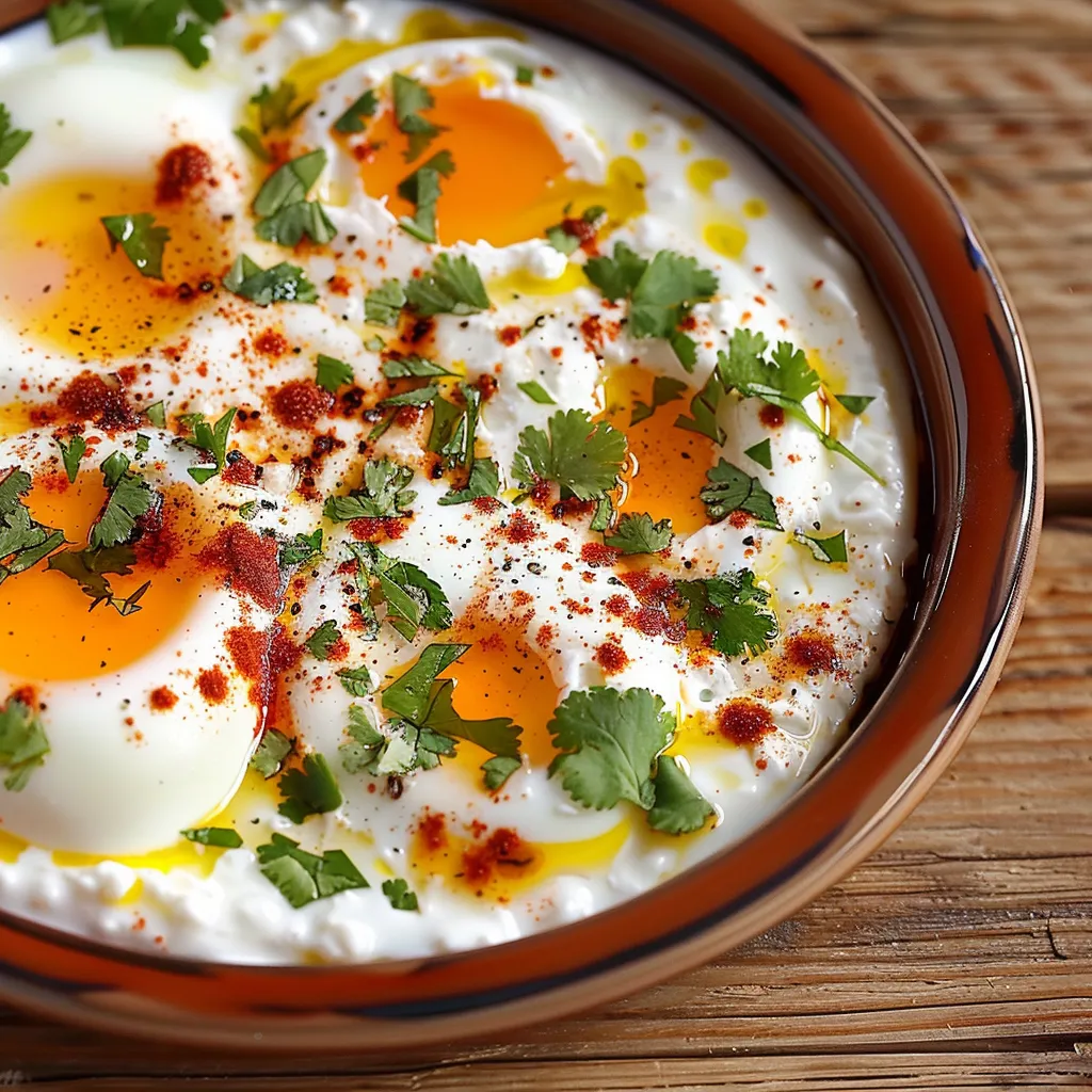 Oeufs pochés à la turque