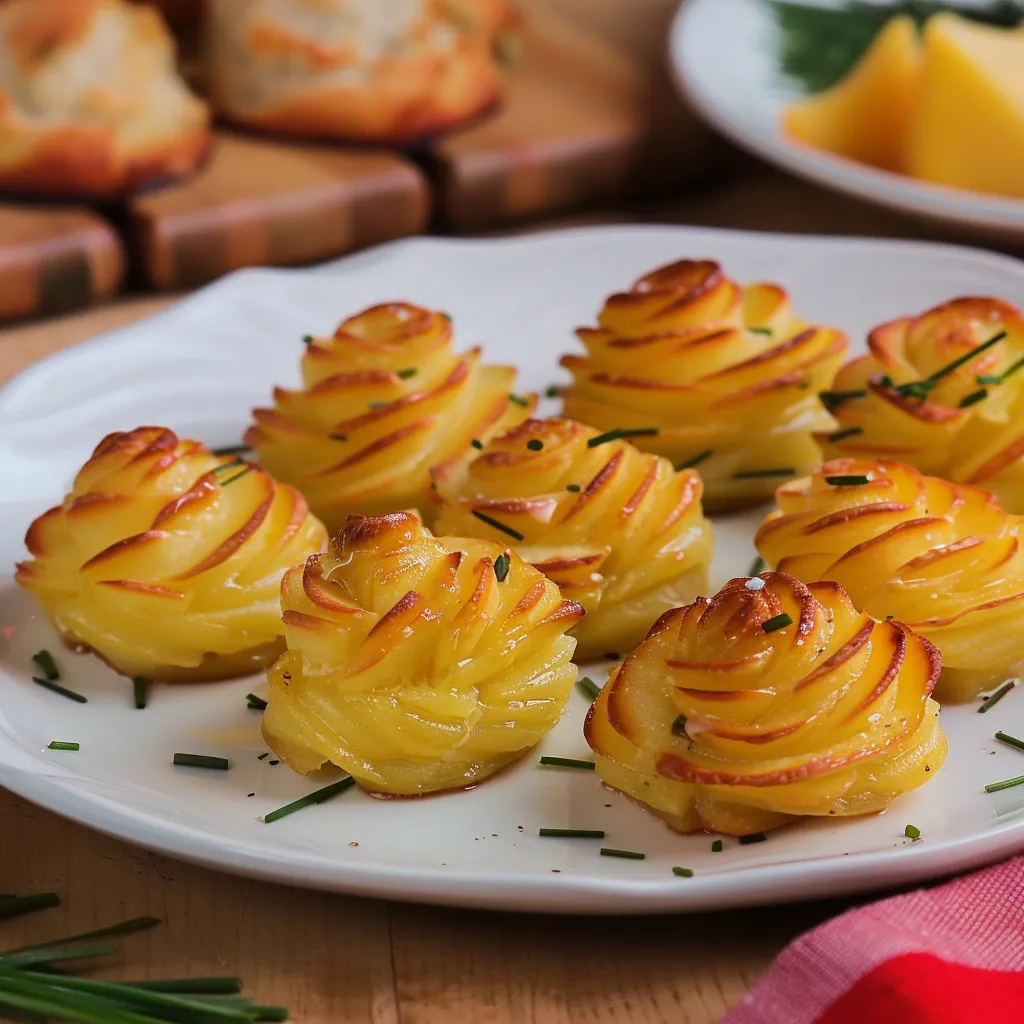 Pommes duchesse crémeuses croustillantes
