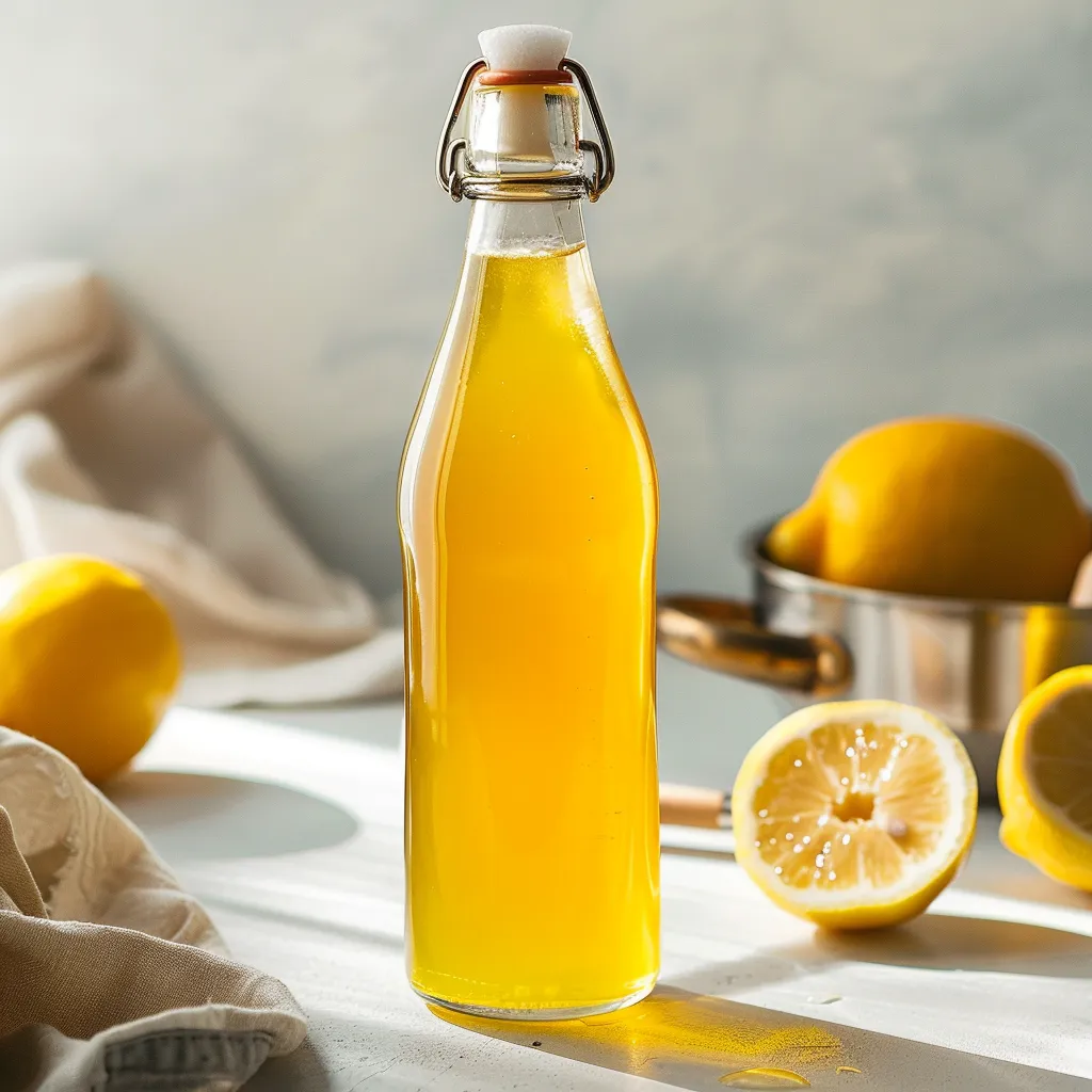 Facile sirop citron maison