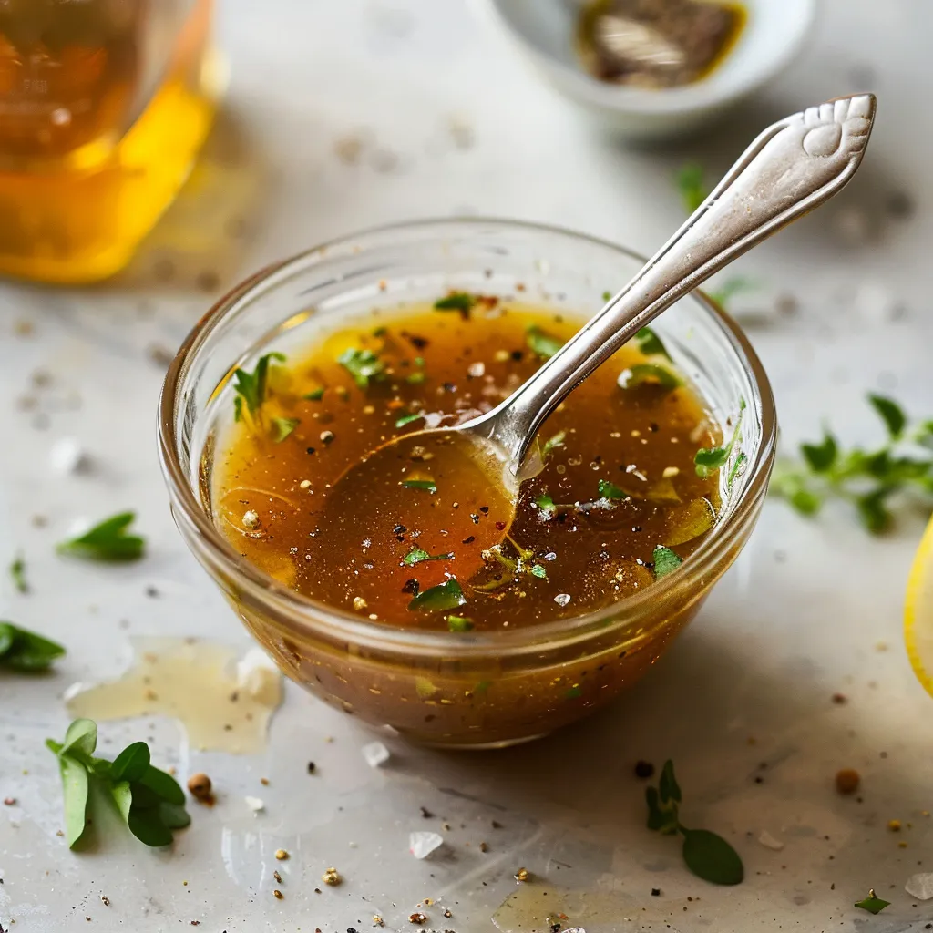 Vinaigrette élégante au sirop d'érable