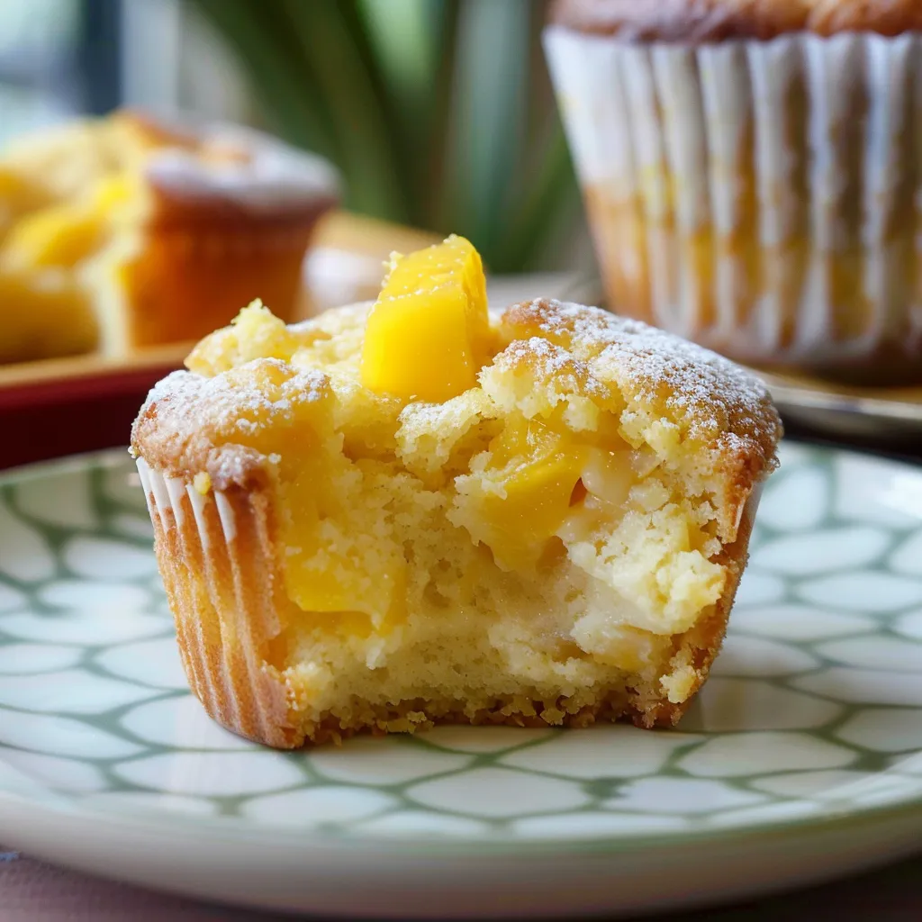 Muffins mangue légèreté