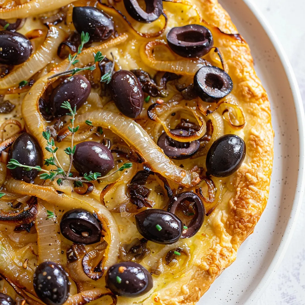 Délicieuse tarte niçoise