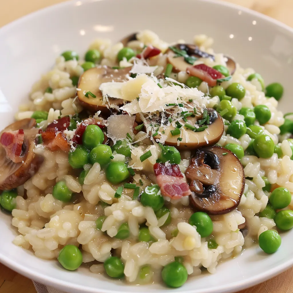 Risotto savoureux aux arômes italiens