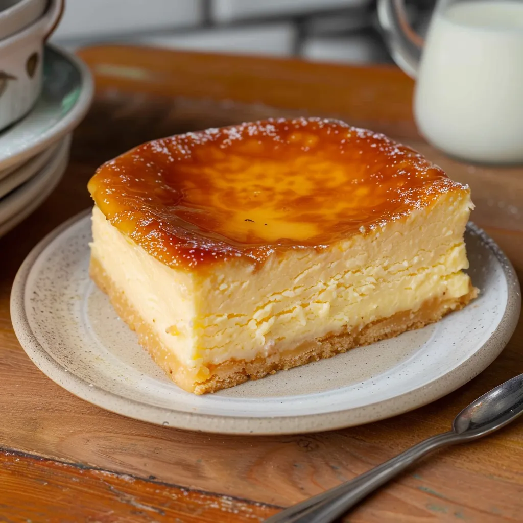 Crème onctueuse avec caramel