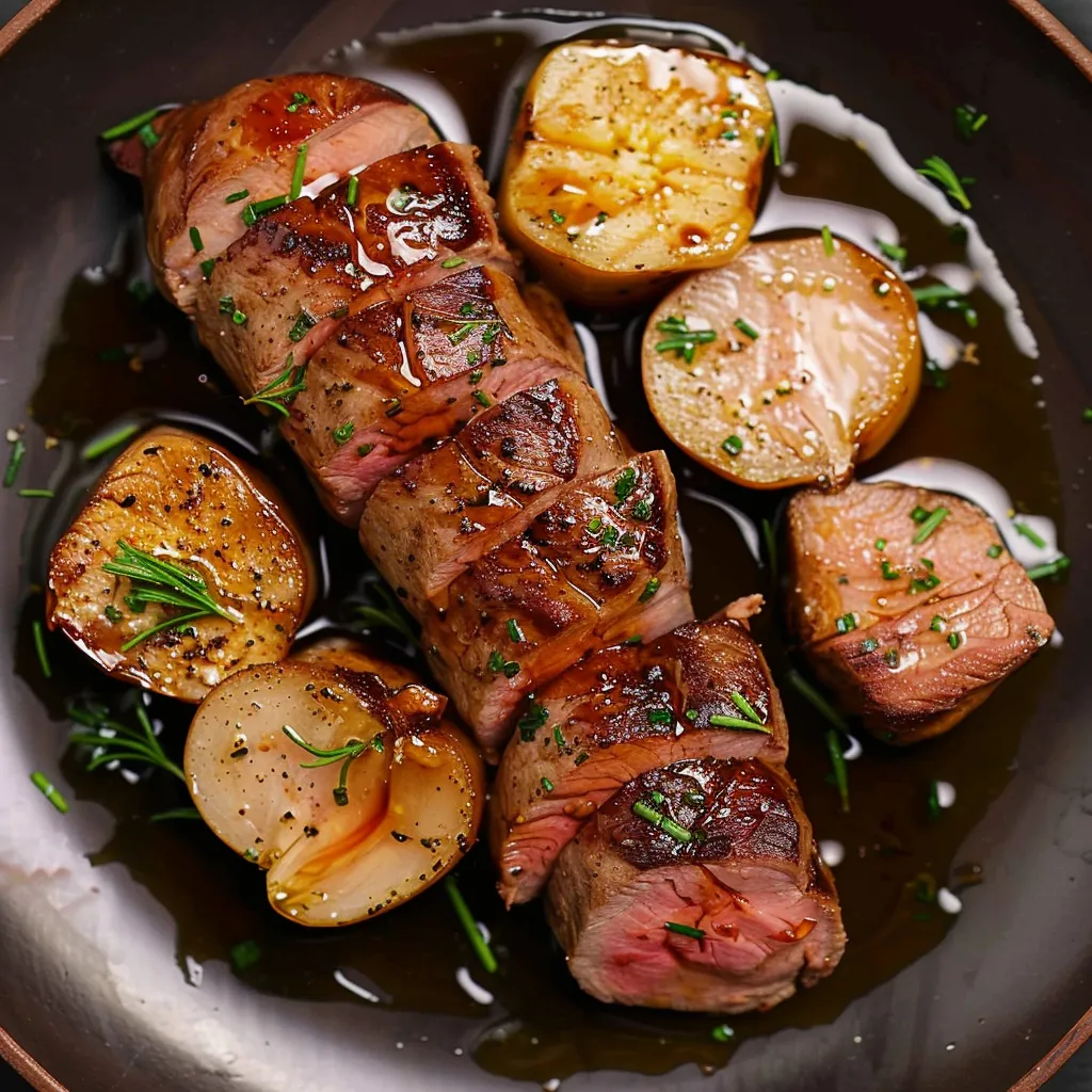 Filet mignon miel sucré salé