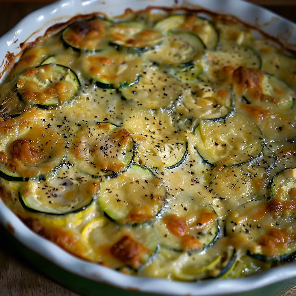 Courgettes gratin Bleu