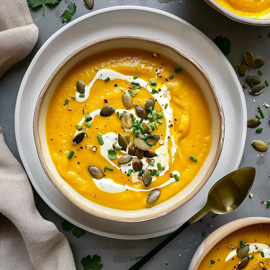 Citrouille carottes herbes douceur
