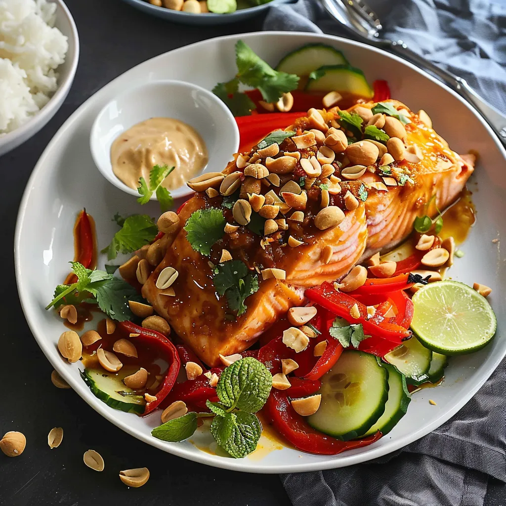 Saumon épicé et exotique