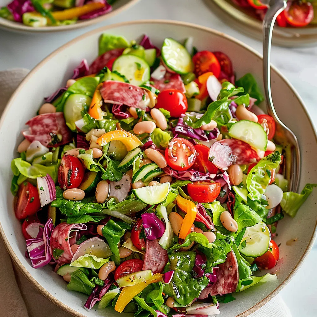 Délicieuse salade inspirée de l’Italie