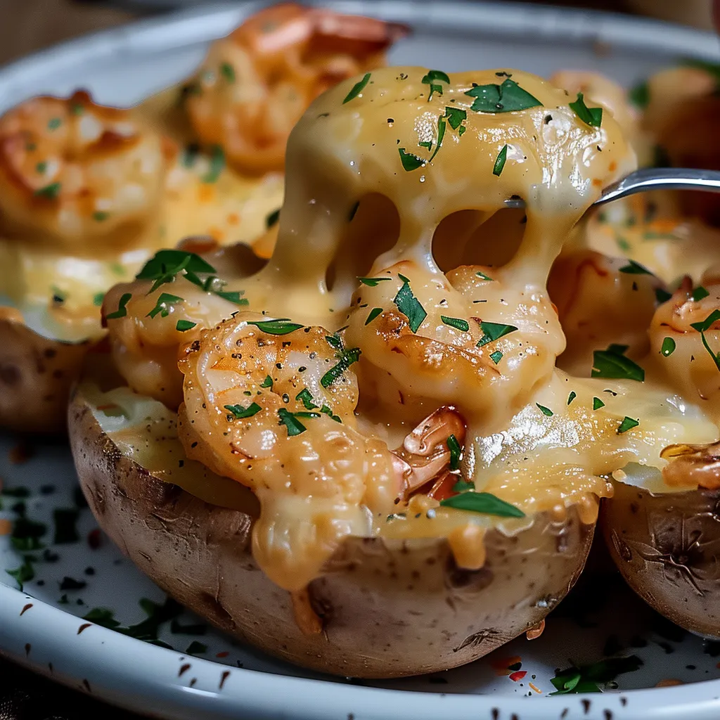 Crevettes et Patates Rôties