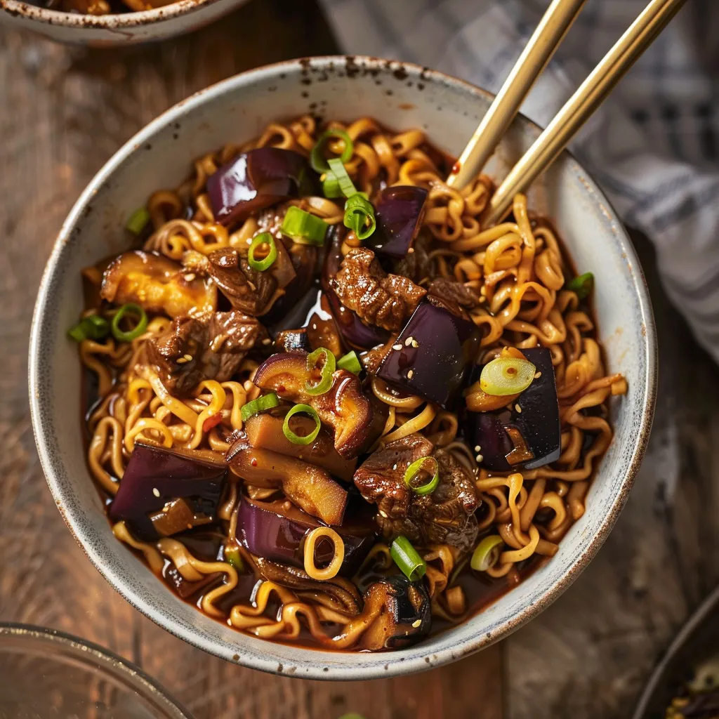 Ramen boeuf pleurotes