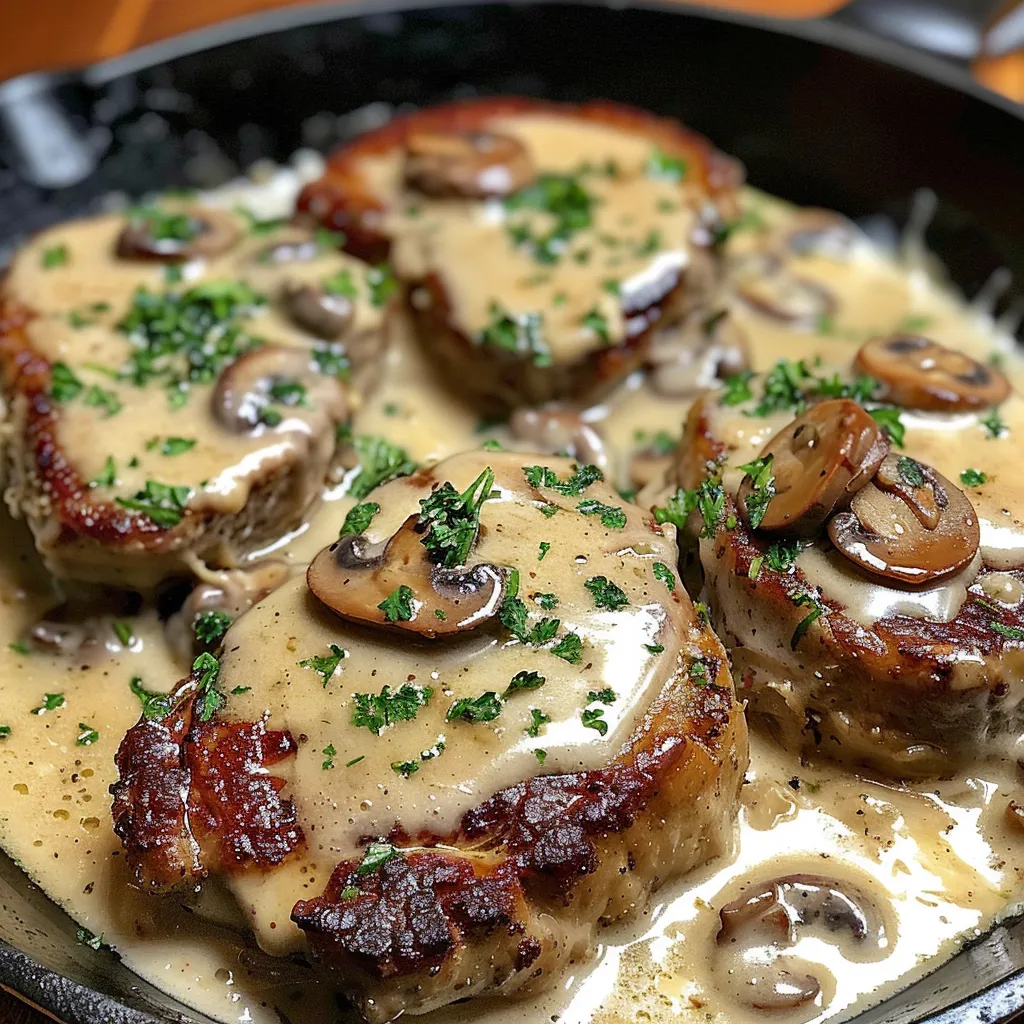 Porc crème fromage
