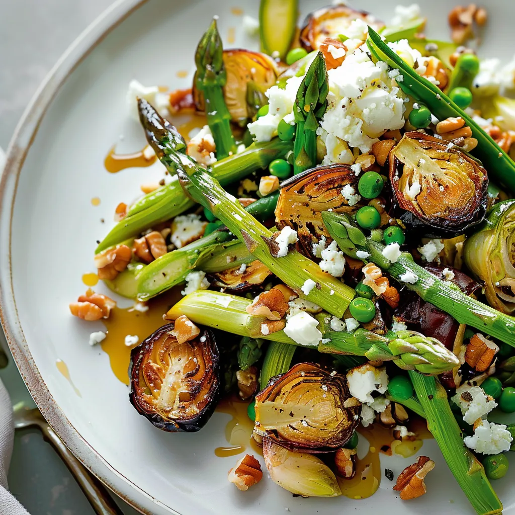 Légumes rôtis feta savoureux