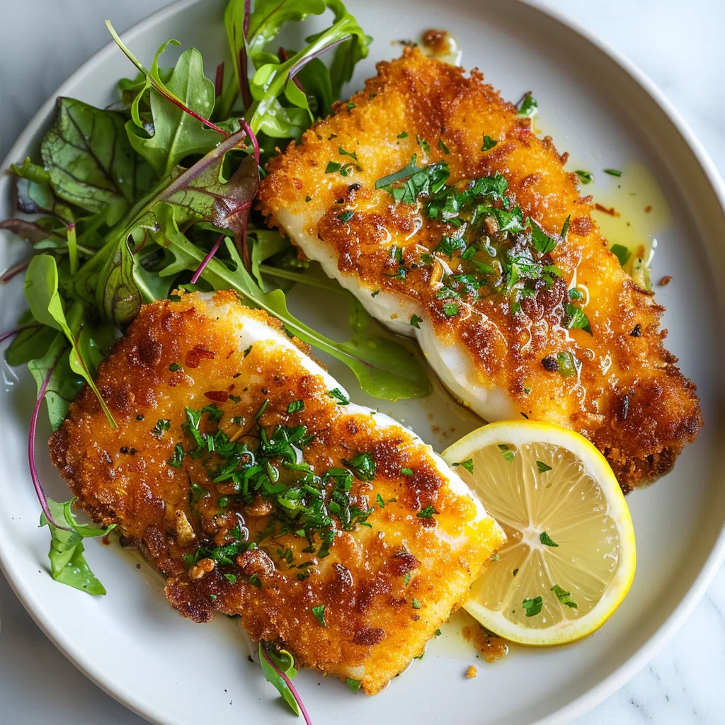 Filets croustillants au beurre parfumé