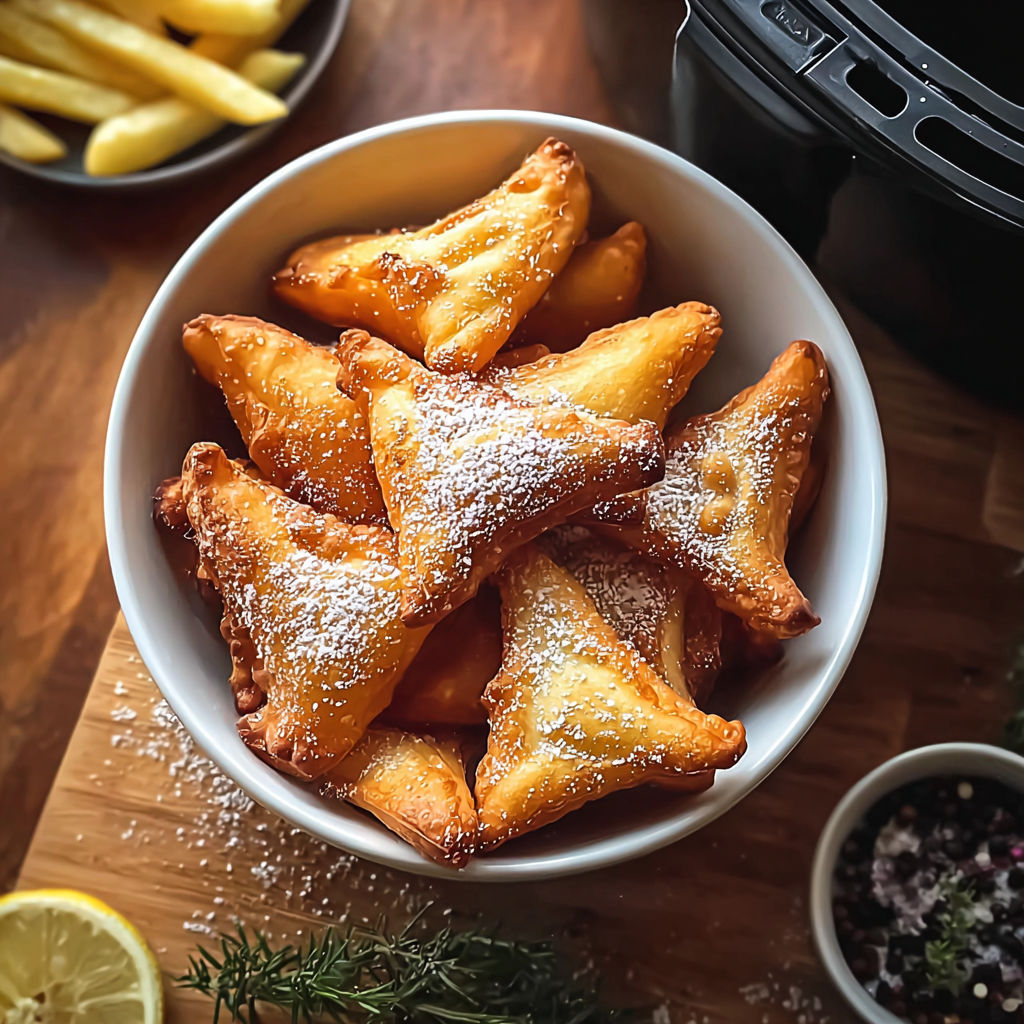Une assiette de pains d'épices avec des pains d'épices et des frites.