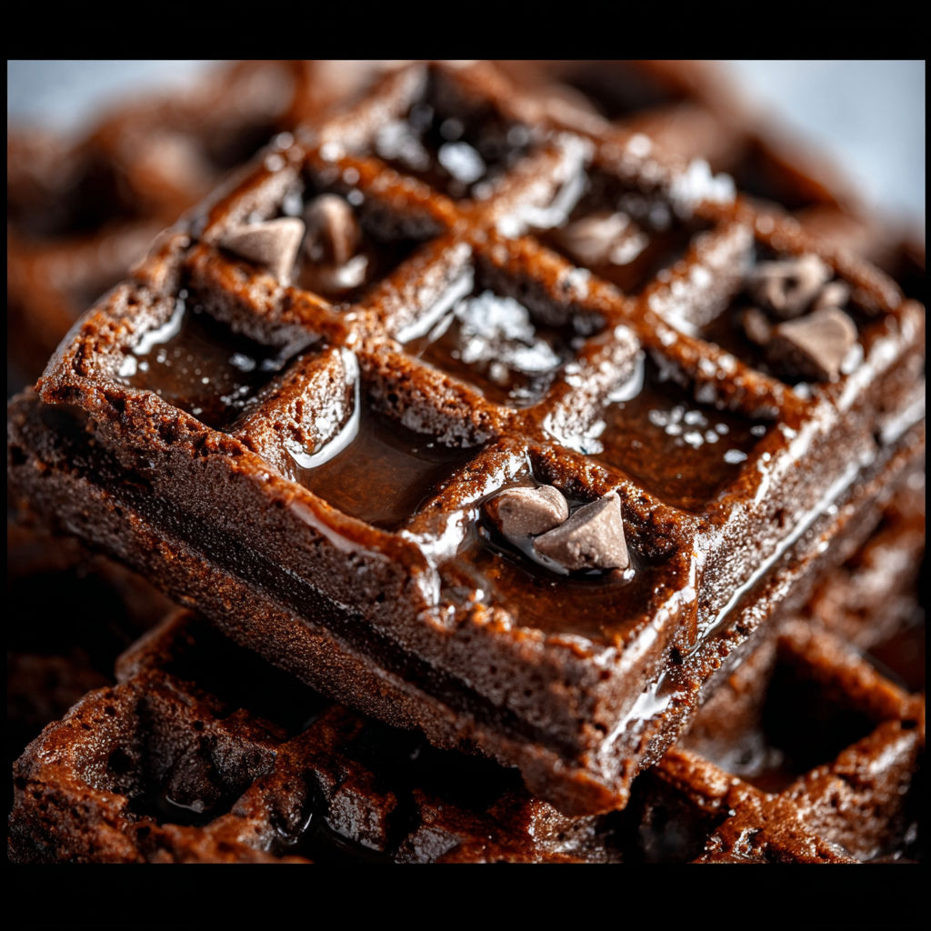 Une gaufre brownie délicieuse, recette Gaufres Brownie : La Gourmandise Intense en Quelques Minutes !.