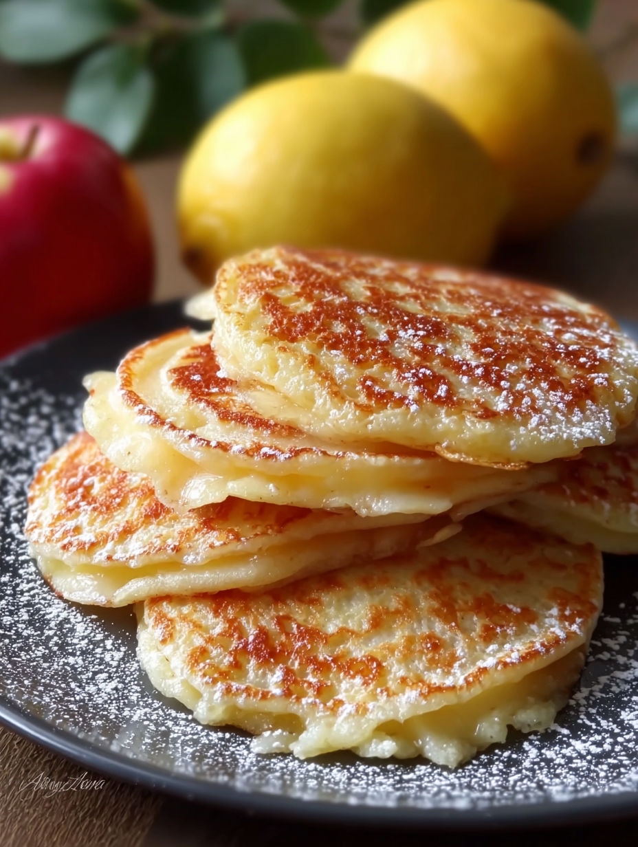 Crêpes aux pommes en 5 minutes - recette rapide et gourmande.
