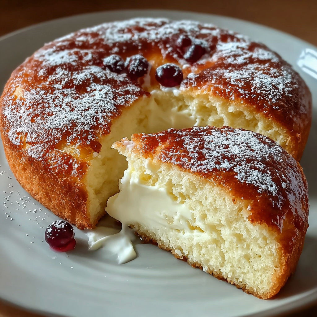 Une tarte aux cerises est servie sur un plateau.