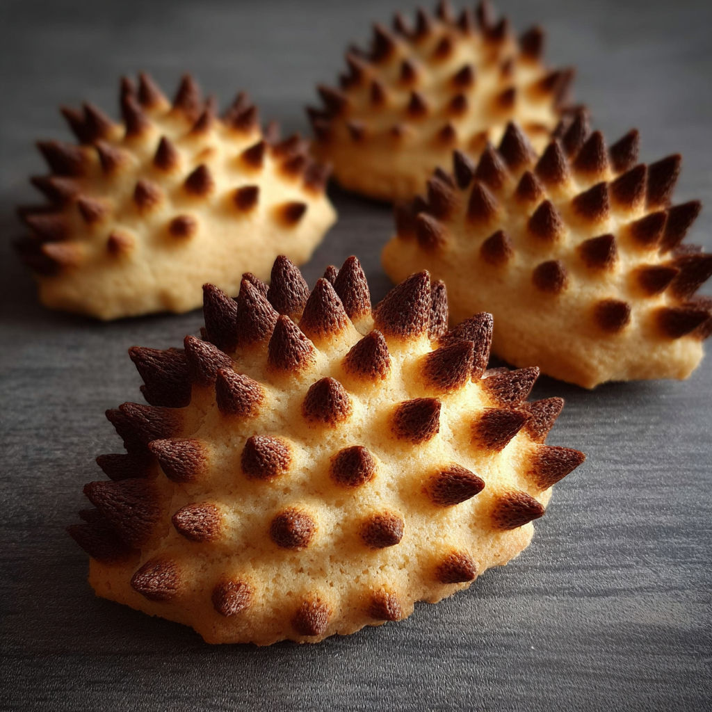 Des crustacés brûlés sur une table de granit.