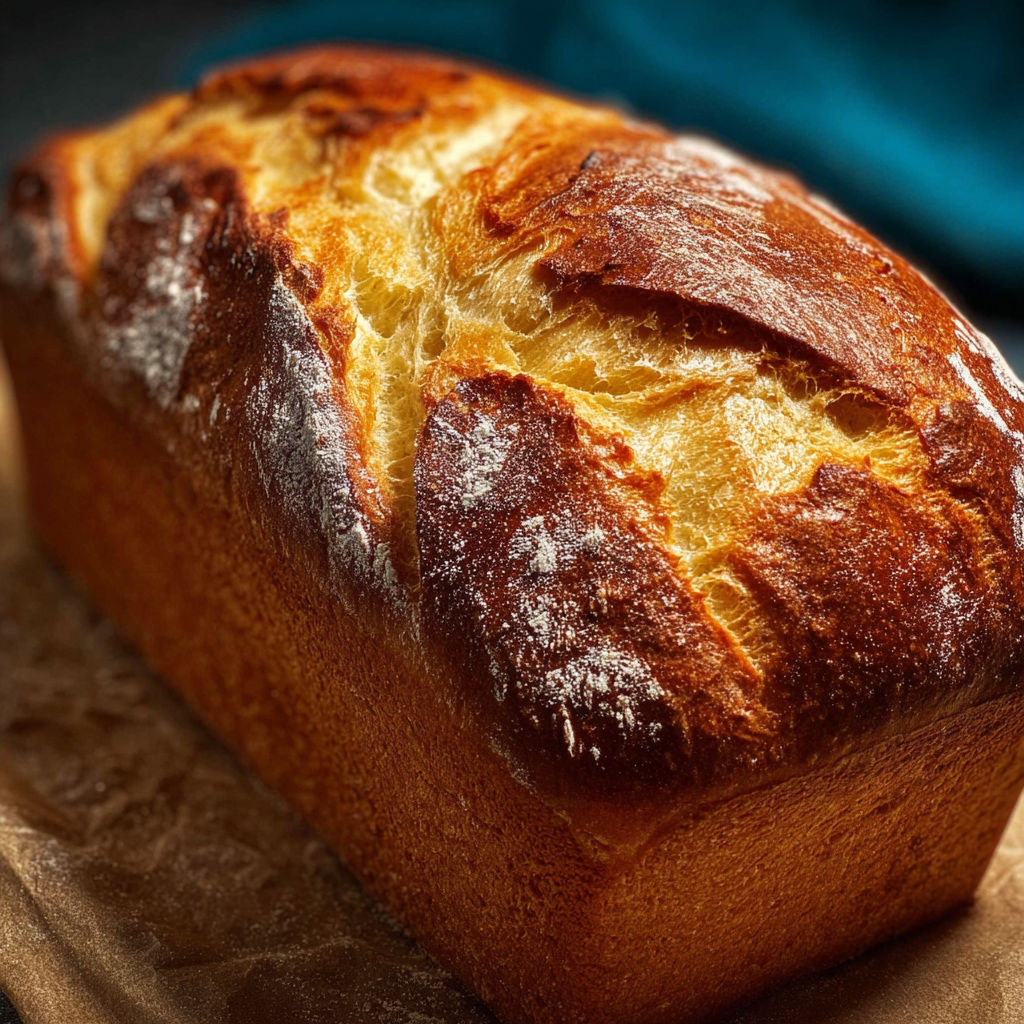 Une baguette de pain grillé, avec des croissants et des crumbs de pain, est posée sur une feuille de papier.