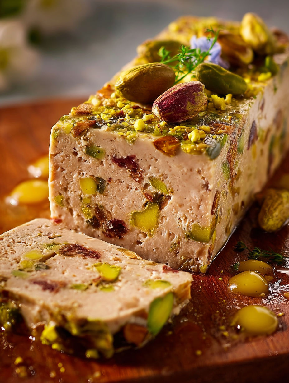 Une barre de desserts avec des noix et des amandes.