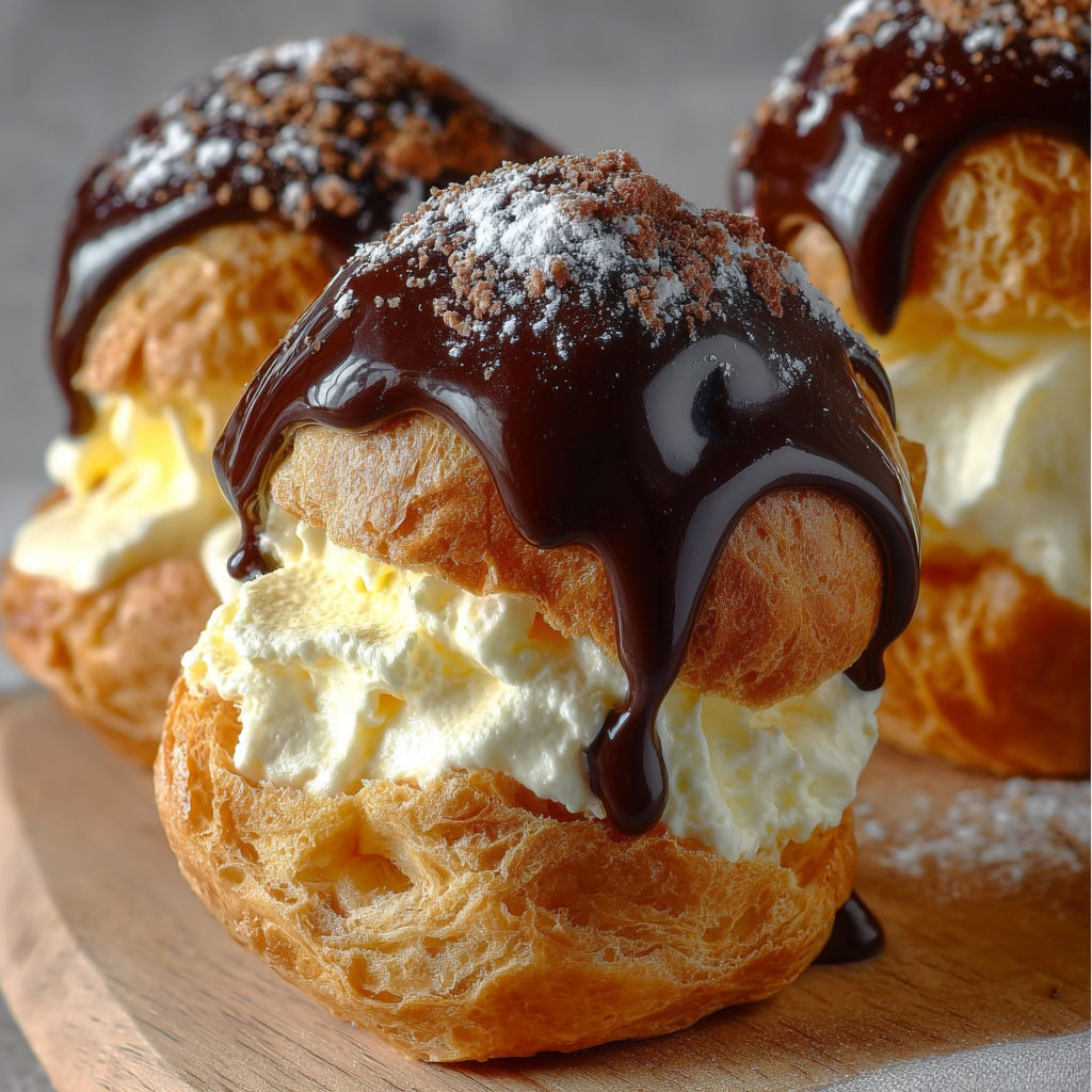 Profiteroles faciles, une recette simple et délicieuse.