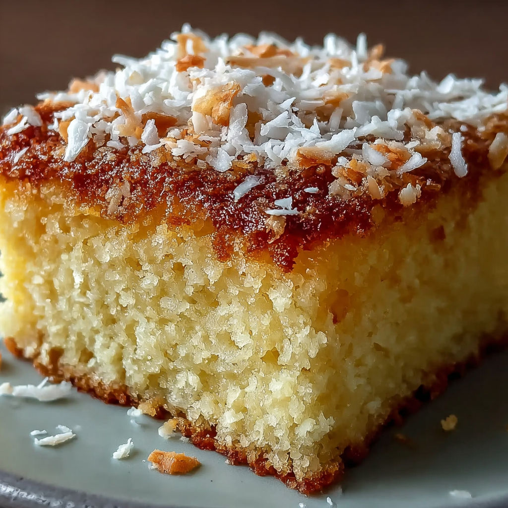 Une délicieuse tarte aux noix de coco, facile à préparer.