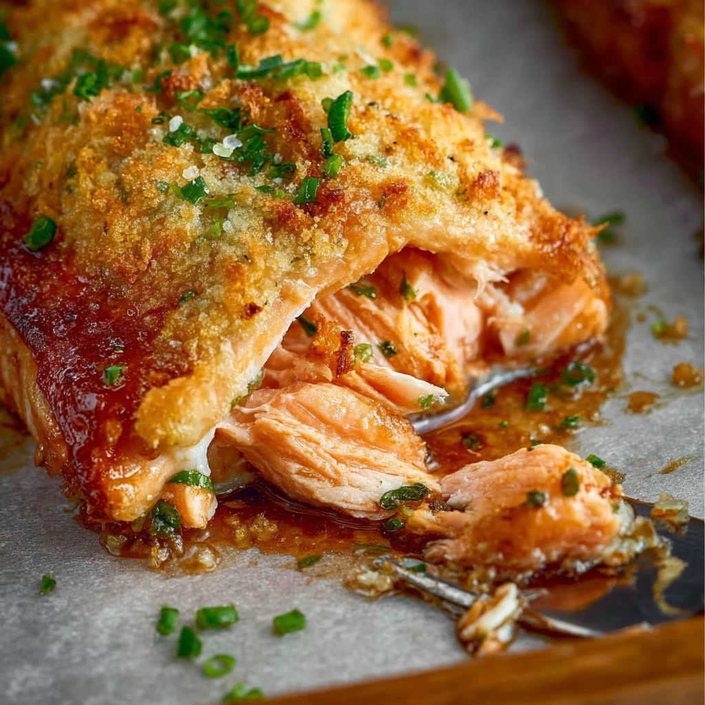 Une portion de poisson grillé sur une plaque de cuisson.